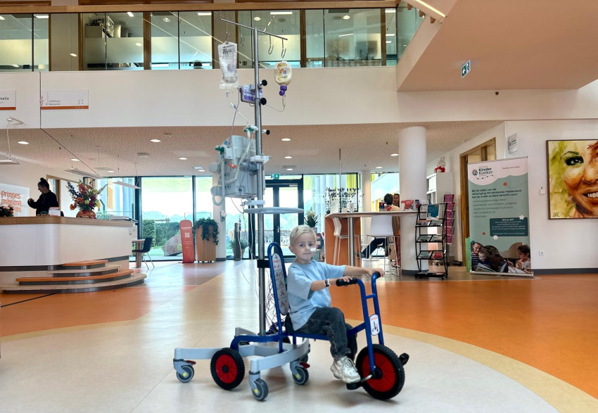 Infuusfiets voor kinderen in ziekenhuis - Artikelen - De Ingenieur